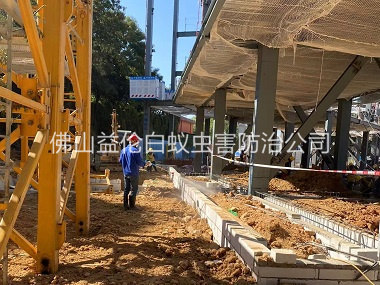 官窑新建白蚁预防工程